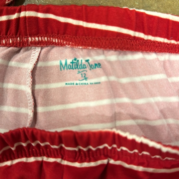 Girls Christmas🎄Matilda Jane♥️ Super soft 2pc pajama set size 12✨EUC - Picture 7 of 7